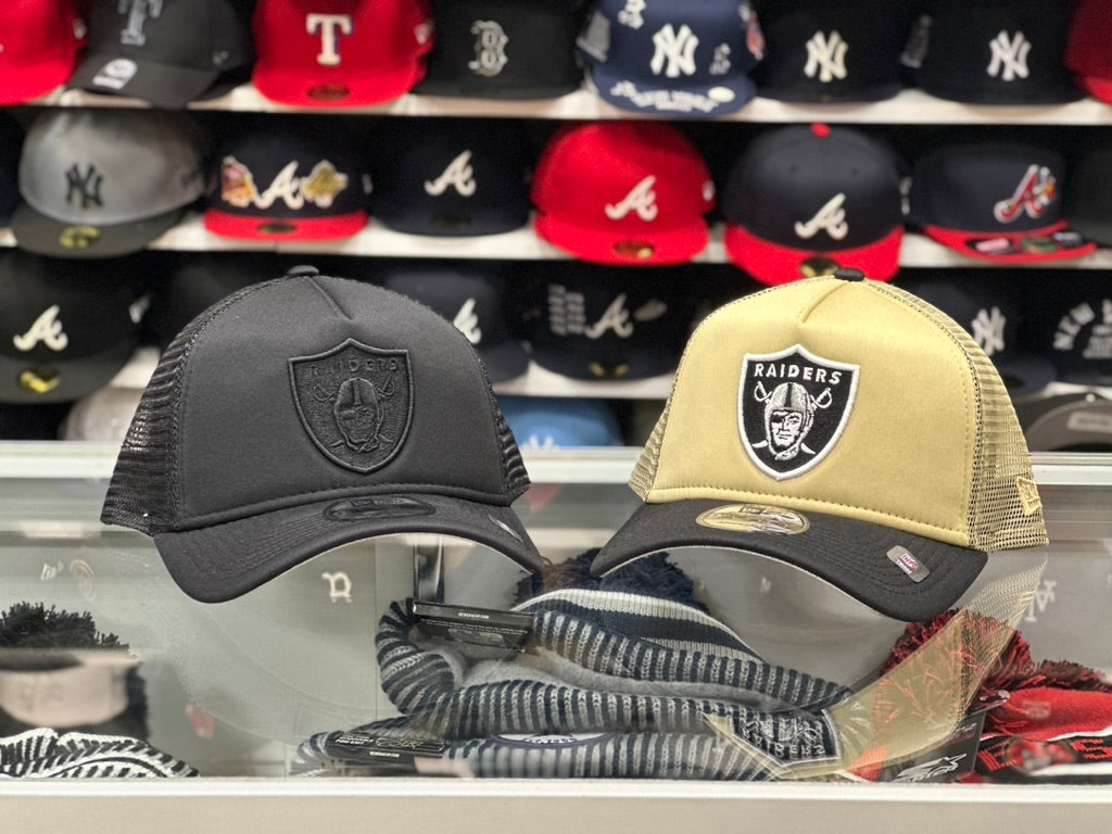 New Era Las Vegas Raiders Foam Trucker A-Frame 9FORTY Snapback | Color Options