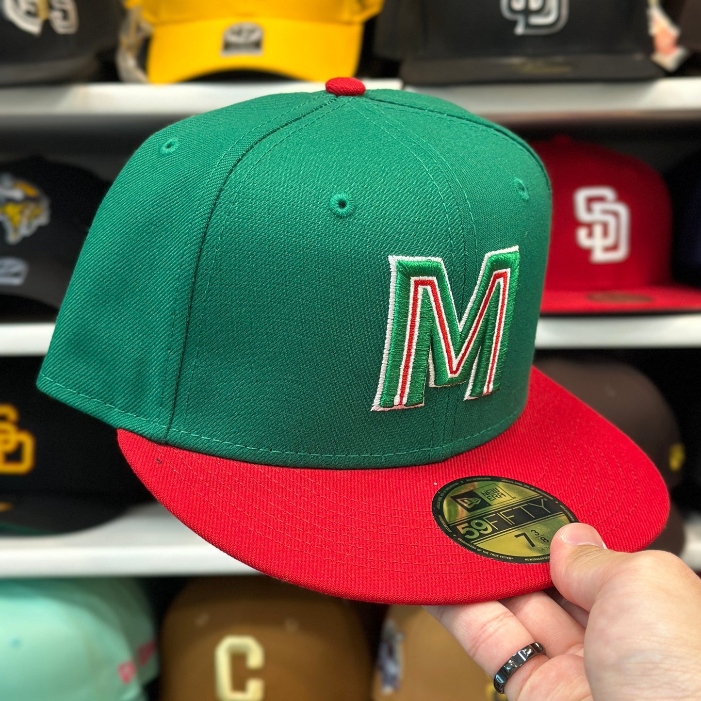 Mexico WBC World Baseball Classic | Classic New Era 59FIFTY Fitted | Green/Red