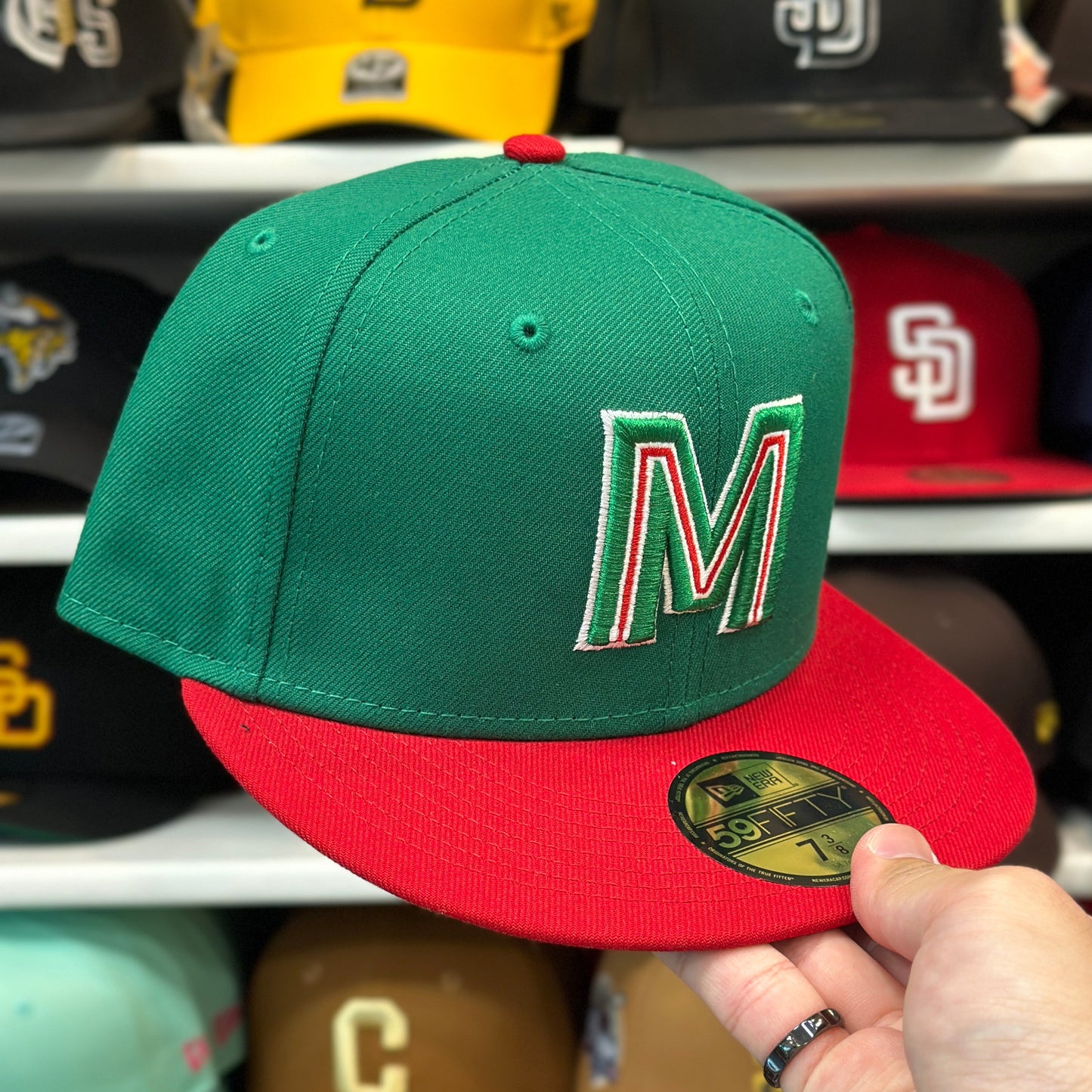 Mexico WBC World Baseball Classic | Classic New Era 59FIFTY Fitted | Green/Red