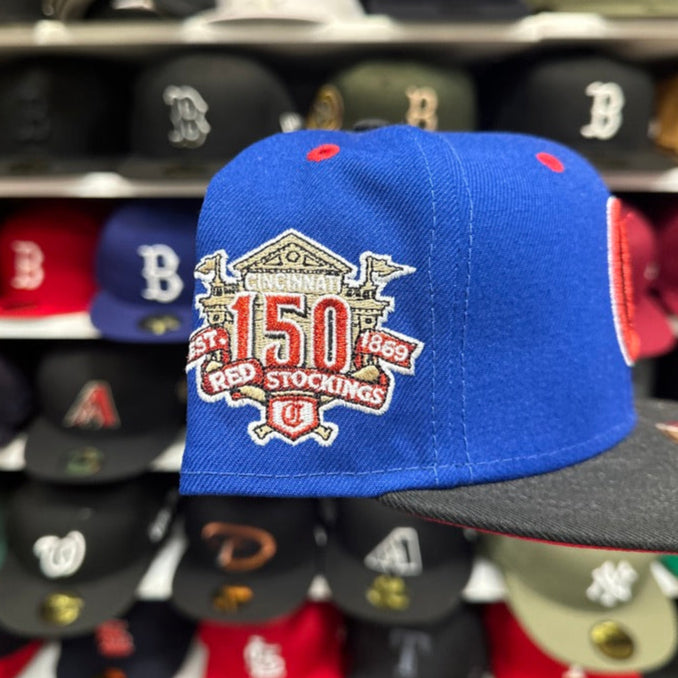 New Era Cincinnati Reds '150 Years' Blue/Black 9FIFTY Snapback