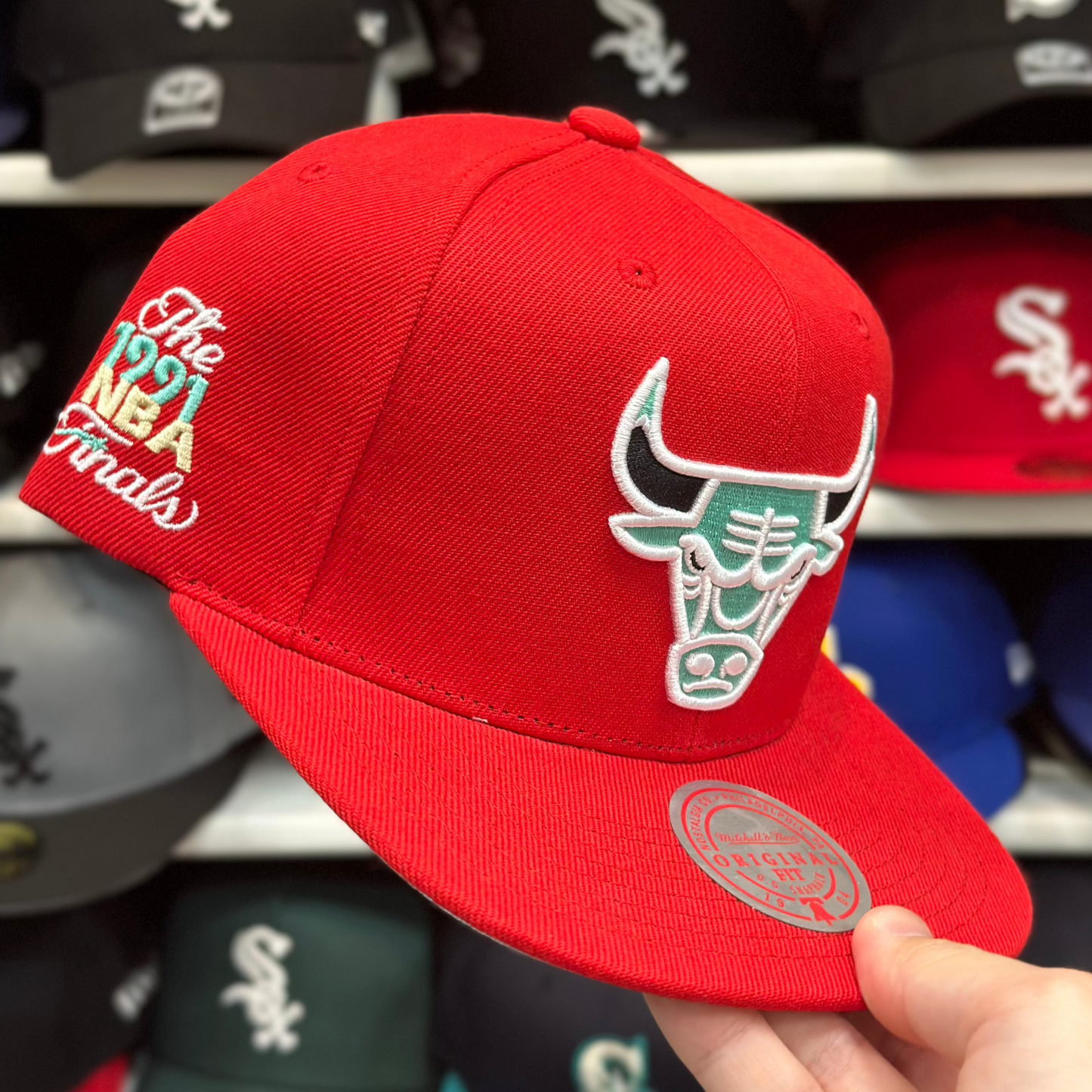 Chicago Bulls Multicolor Mitchell & Ness Snapback