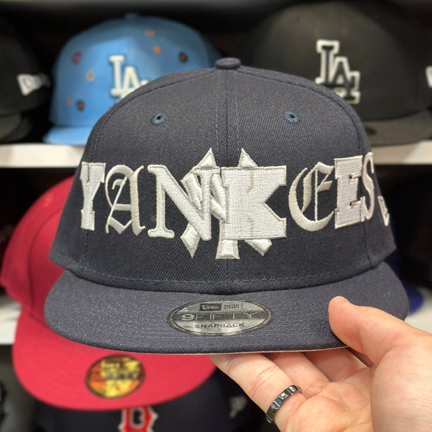 New York Yankees MLB 'Font Pack' | New Era 9FIFTY Snapback | Navy