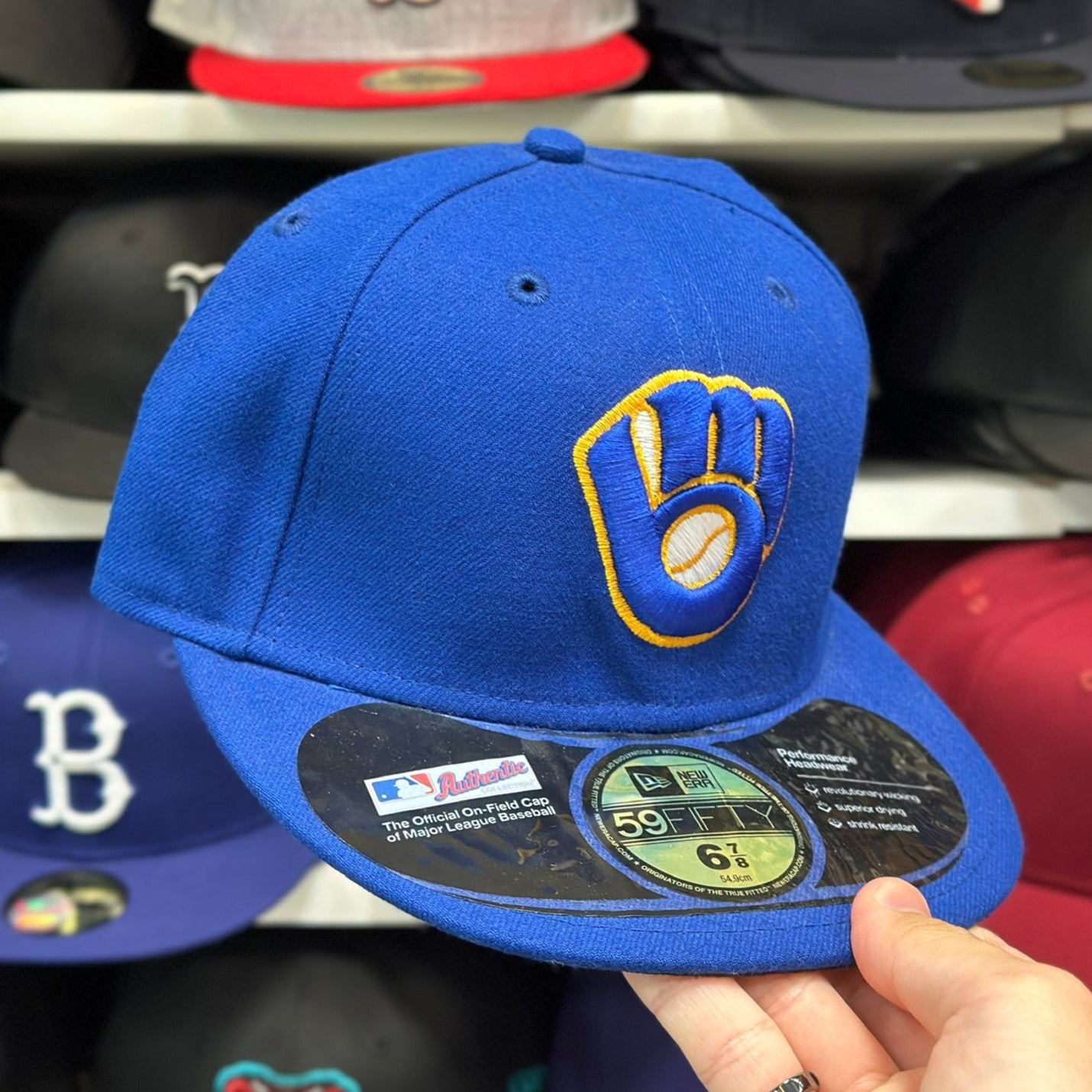 New Era Milwaukee Brewers 59FIFTY Fitted Hat | Blue