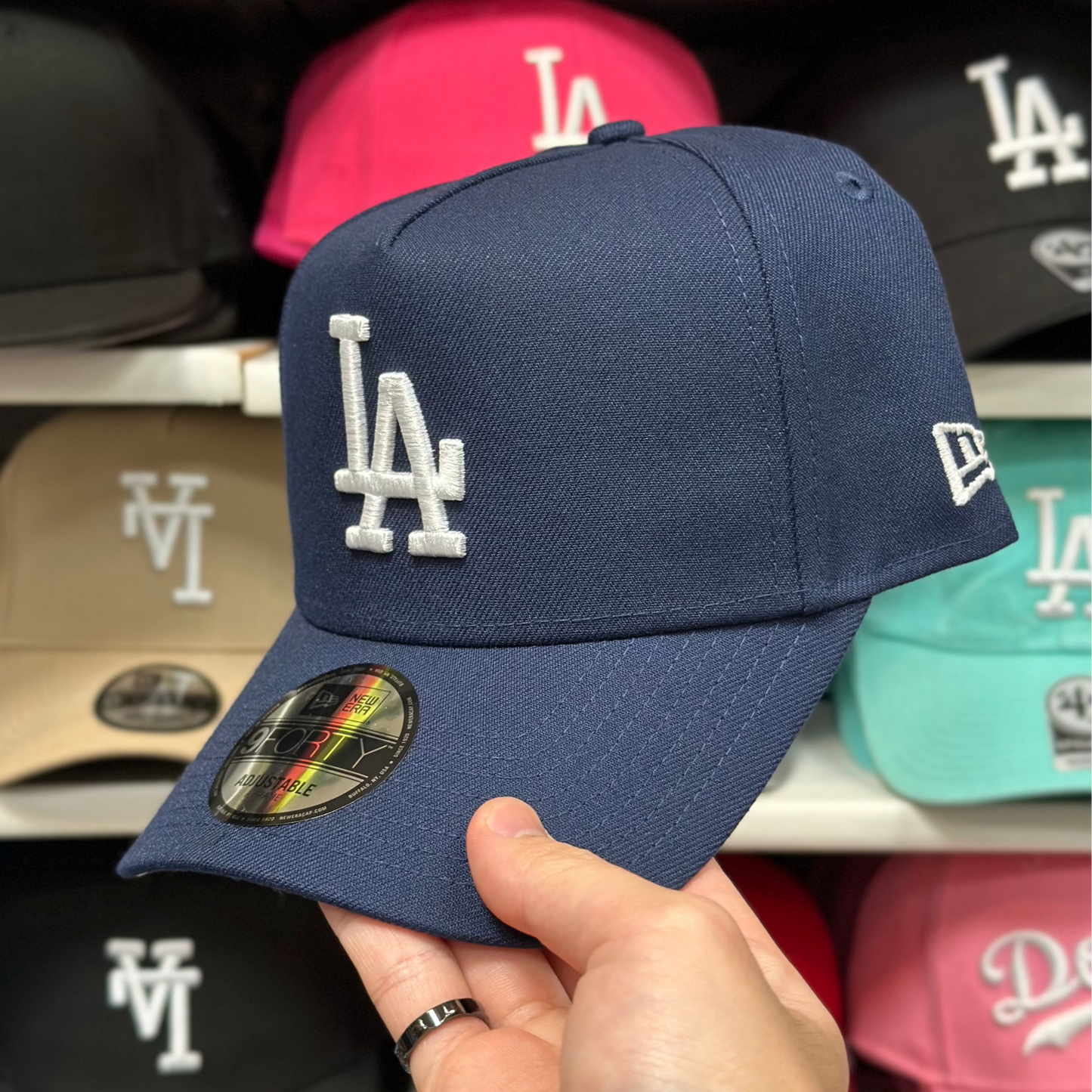 LA Dodgers A-Frame Snapback | New Era 9FORTY | Navy