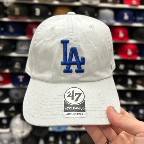 LA Dodgers MLB Dad Cap '47 Brand Clean Up Adjustable Curve Hat Color Options