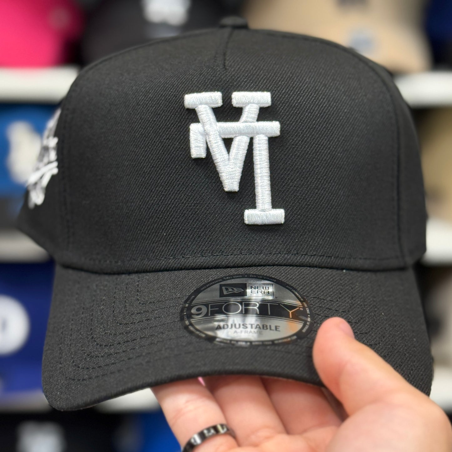 New Era Los Angeles Dodgers '1988 WS Upside Down Logo' A-Frame 9FORTY Snapback Black