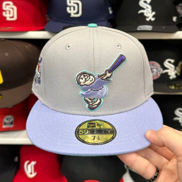 New Era 59FIFTY San Diego Padres MLB Summer Style Fitted Cap Silver/Periwinkle