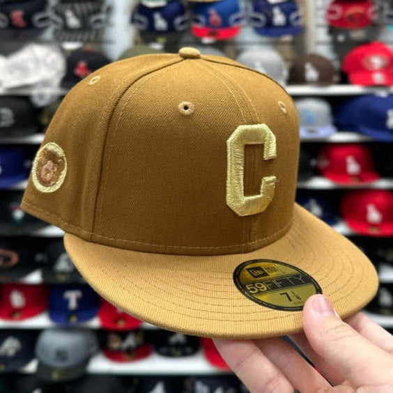 New Era Chicago Cubs 59FIFTY Fitted Hat | Tan/Gold