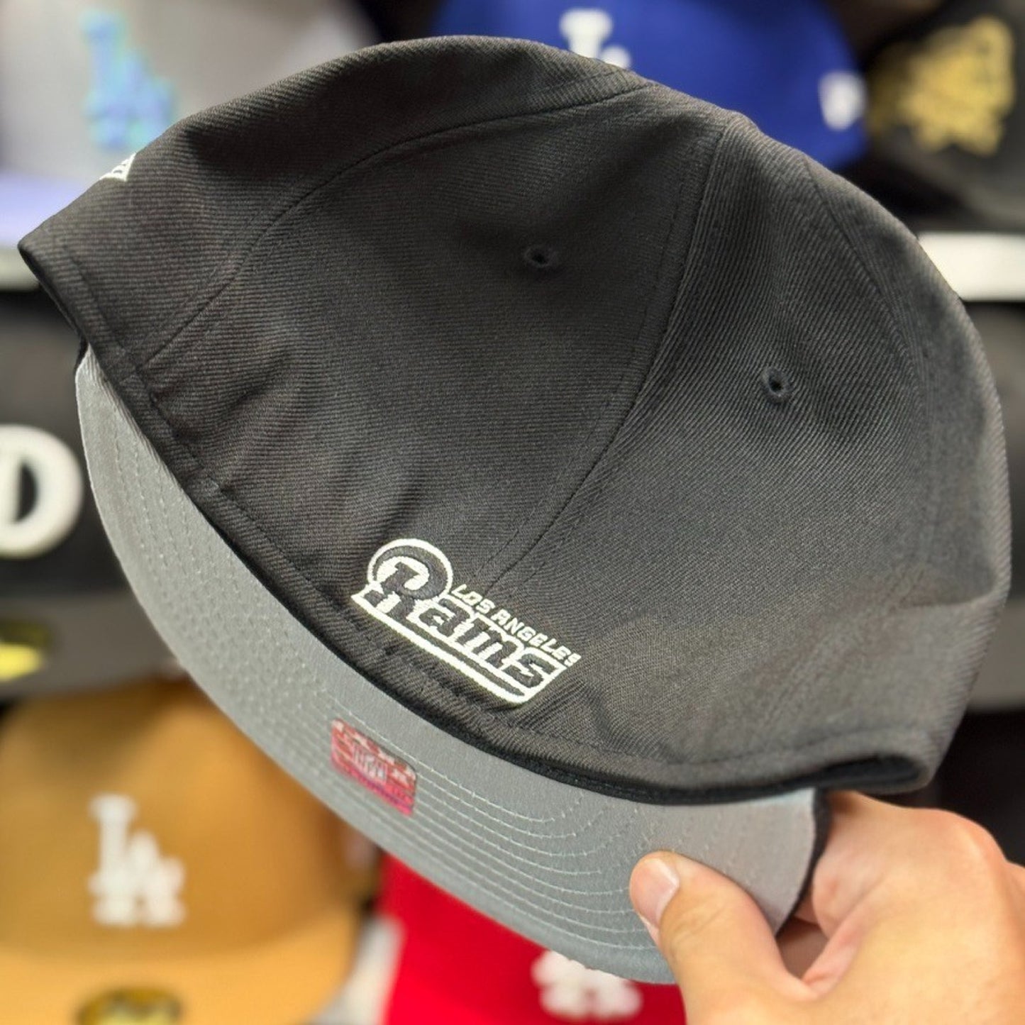 New Era Los Angeles Rams 'Script Logo' 59FIFTY Fitted Hat | Black