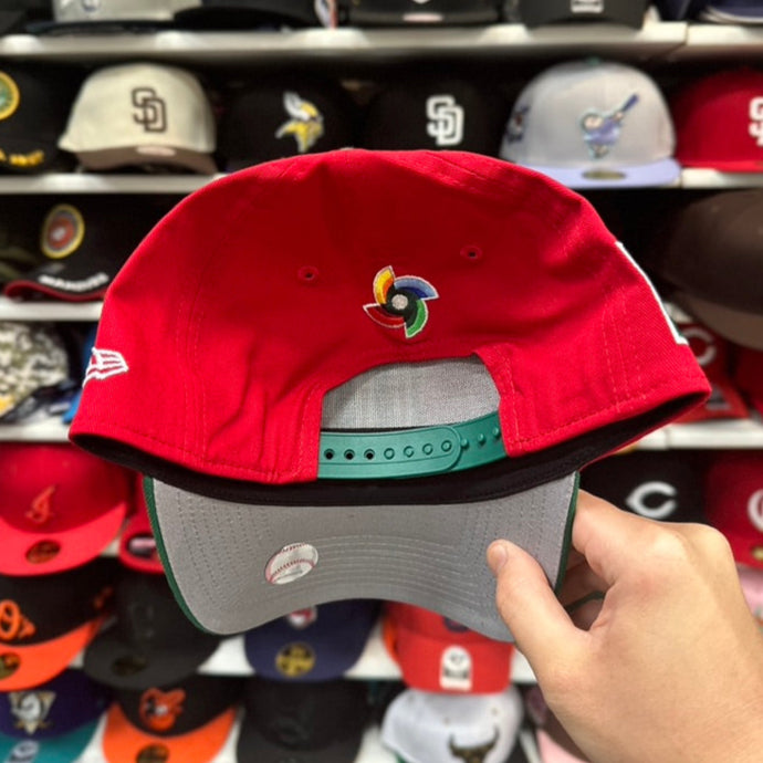 Mexico WBC World Baseball Classic | New Era 9FIFTY A-Frame Snapback | Red/Green