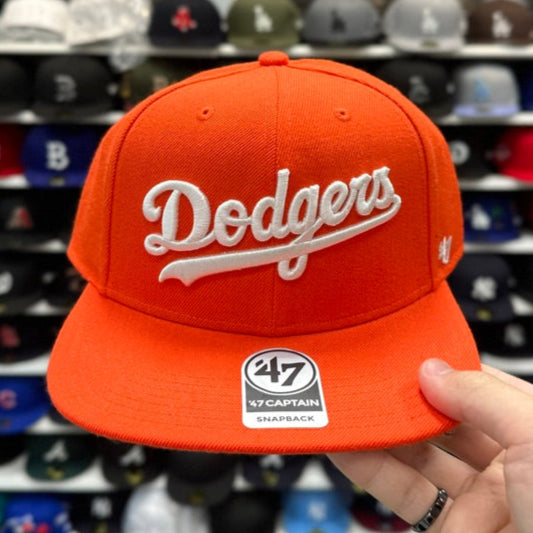 Los Angeles Dodgers 'Script Logo' Red/White '47 Brand Snapback