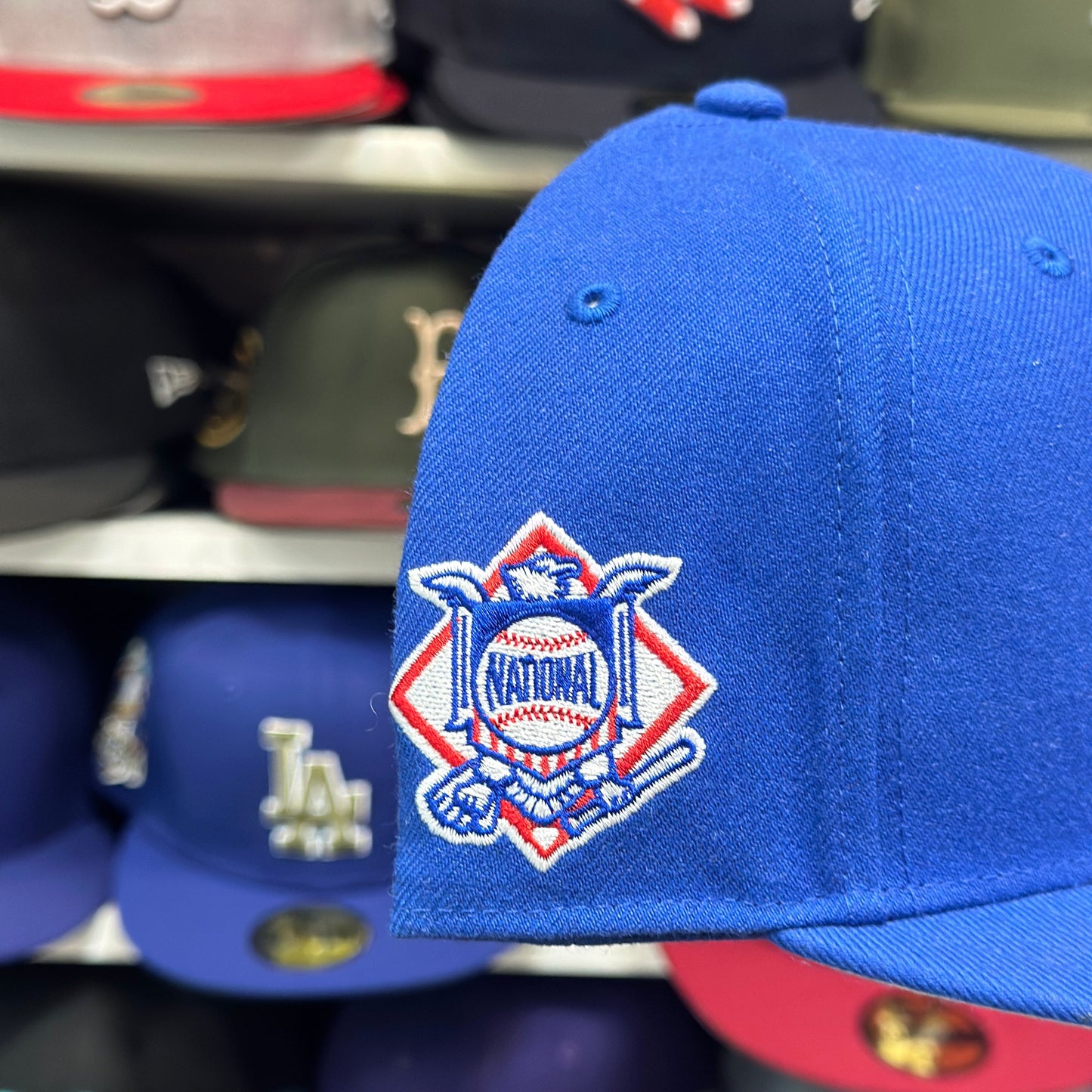 Chicago Cubs MLB National Patch | '47 Brand Captain Snapback | Blue