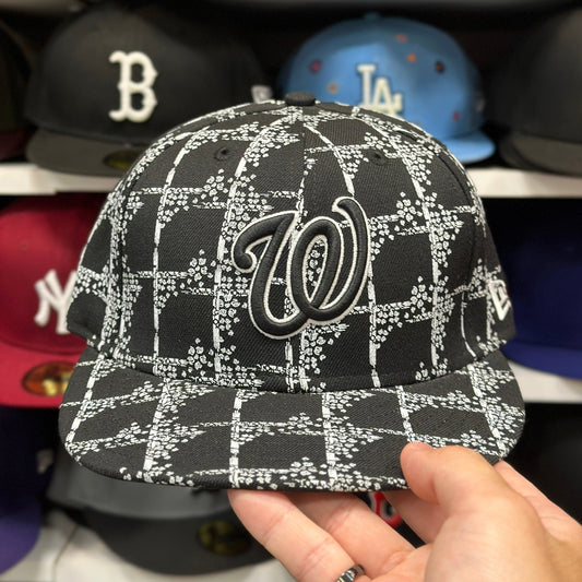New Era Washington Nationals Vintage 59FIFTY Fitted Hat Black