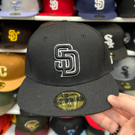 New Era San Diego Padres Outline 59FIFTY Fitted Hat | Black