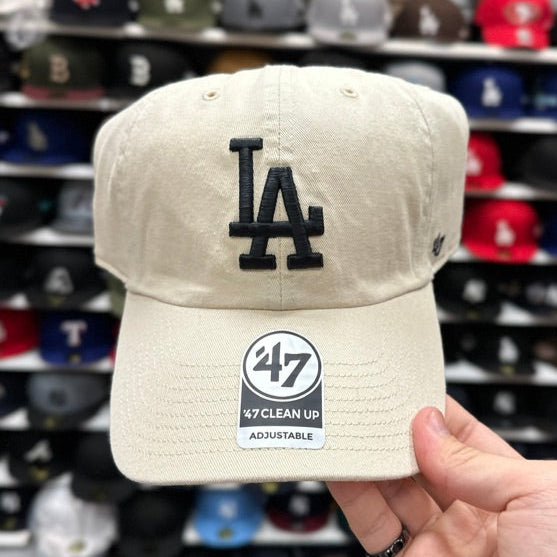 LA Dodgers MLB Dad Cap '47 Brand Clean Up Adjustable Curve Hat Color Options