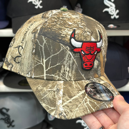 New Era Chicago Bulls 'Realtree Edition' A-Frame Camouflage 9FORTY Snapback