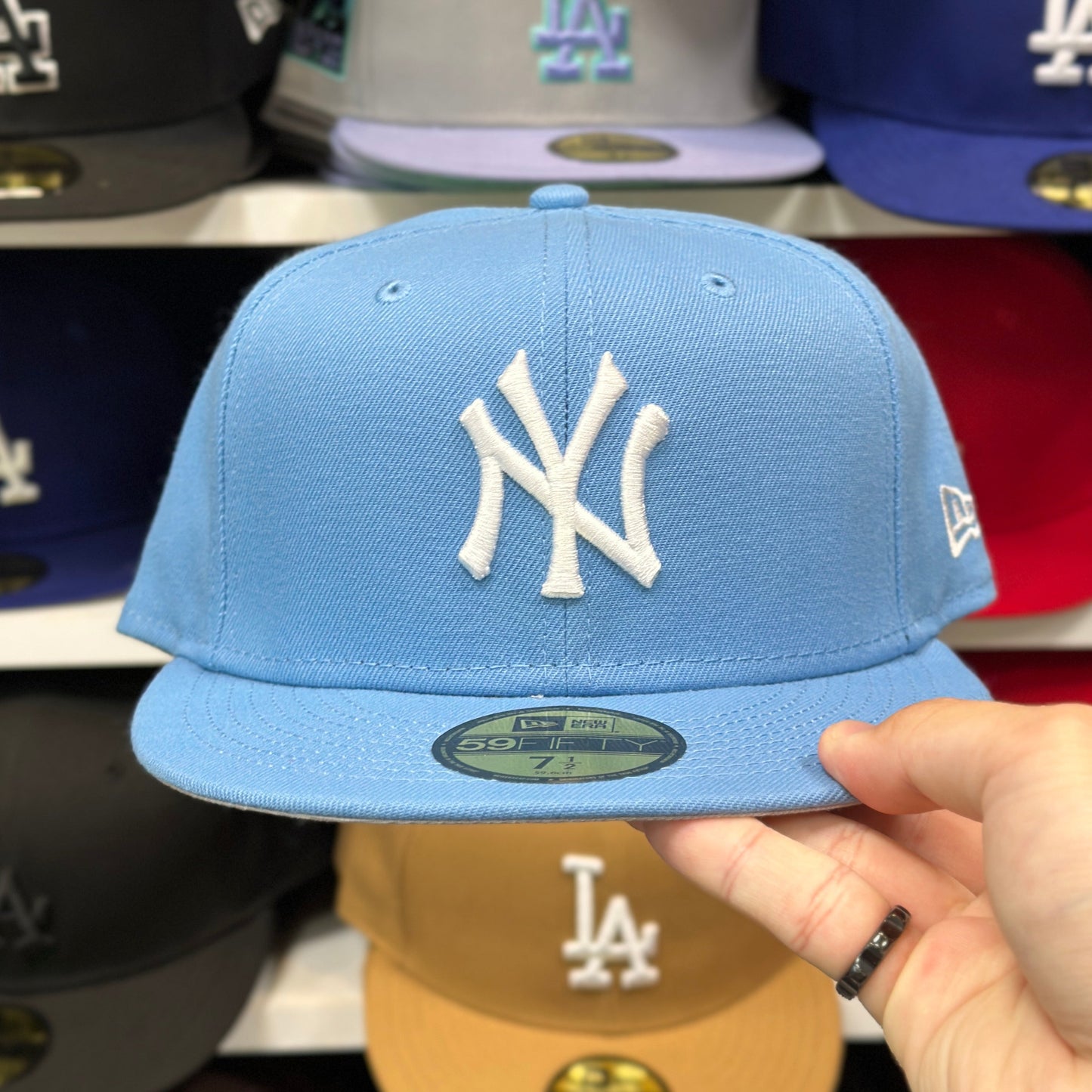 New Era New York Yankees Light Blue/White 59FIFTY Fitted Hat