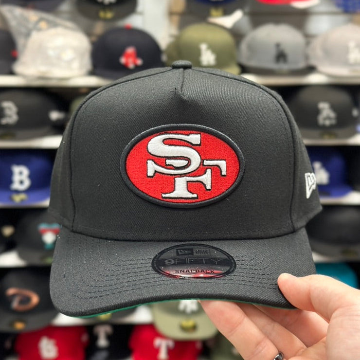 New Era San Francisco 49ers A-Frame 9FIFTY Snapback Black