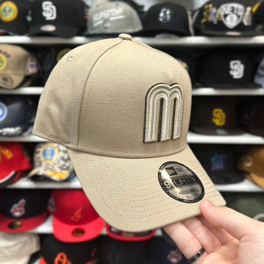 New Era Mexico M 'World Baseball Classic' A-Frame Caramel 9FIFTY Snapback