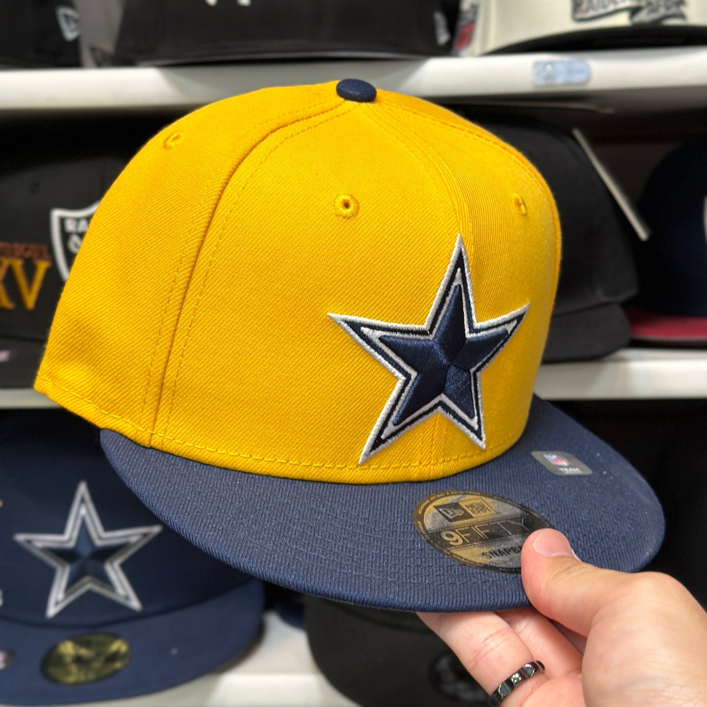 New Era Dallas Cowboys Yellow/Navy 9FIFTY Snapback
