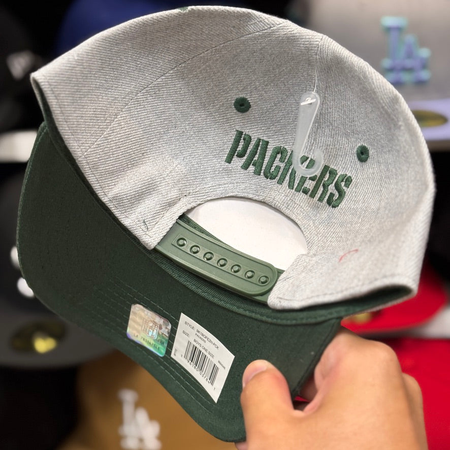 Youth Green Bay Packers Officially Licensed Snapback | Silver/Green