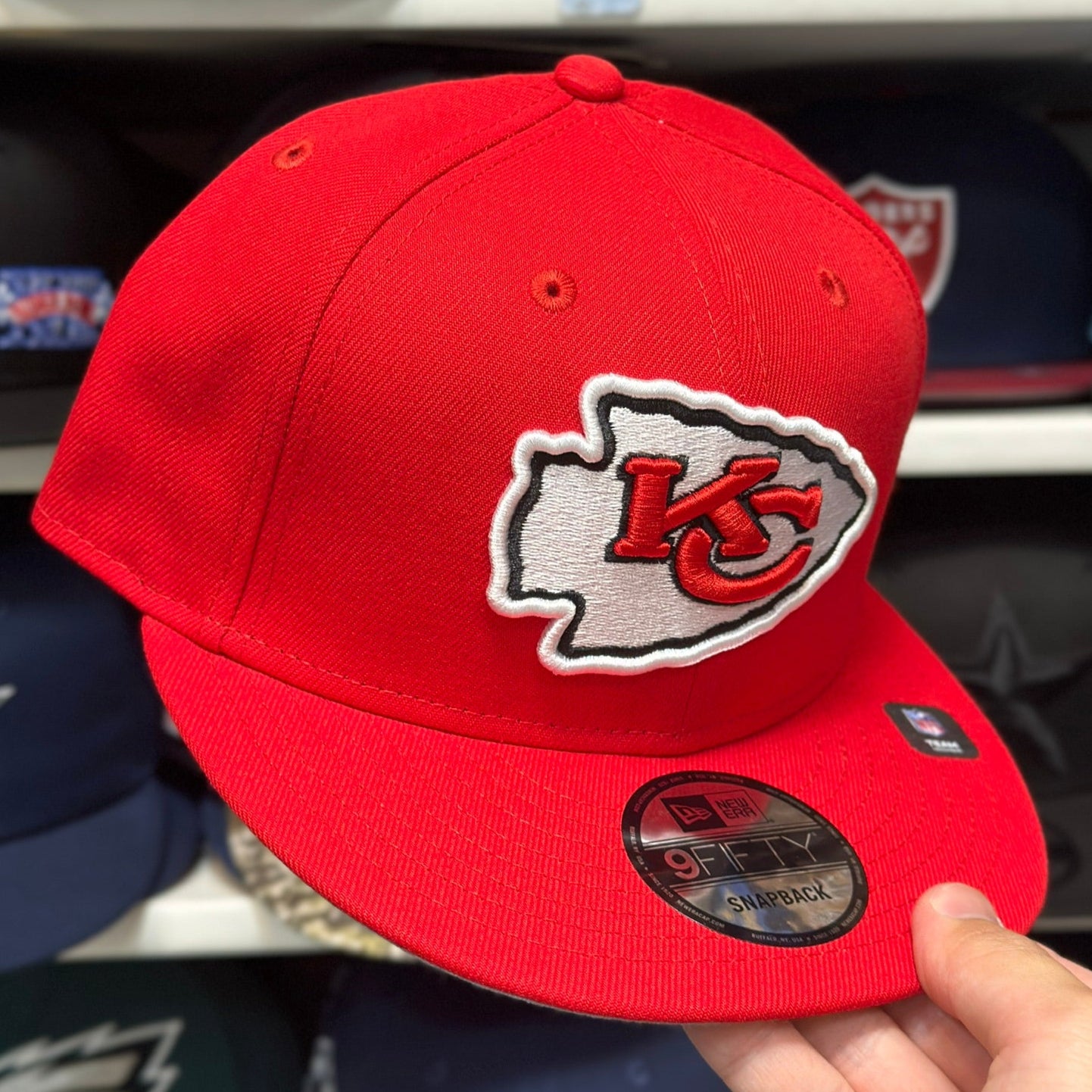 New Era 9FIFTY Kansas City Chiefs NFL Snapback Adjustable Snap Red