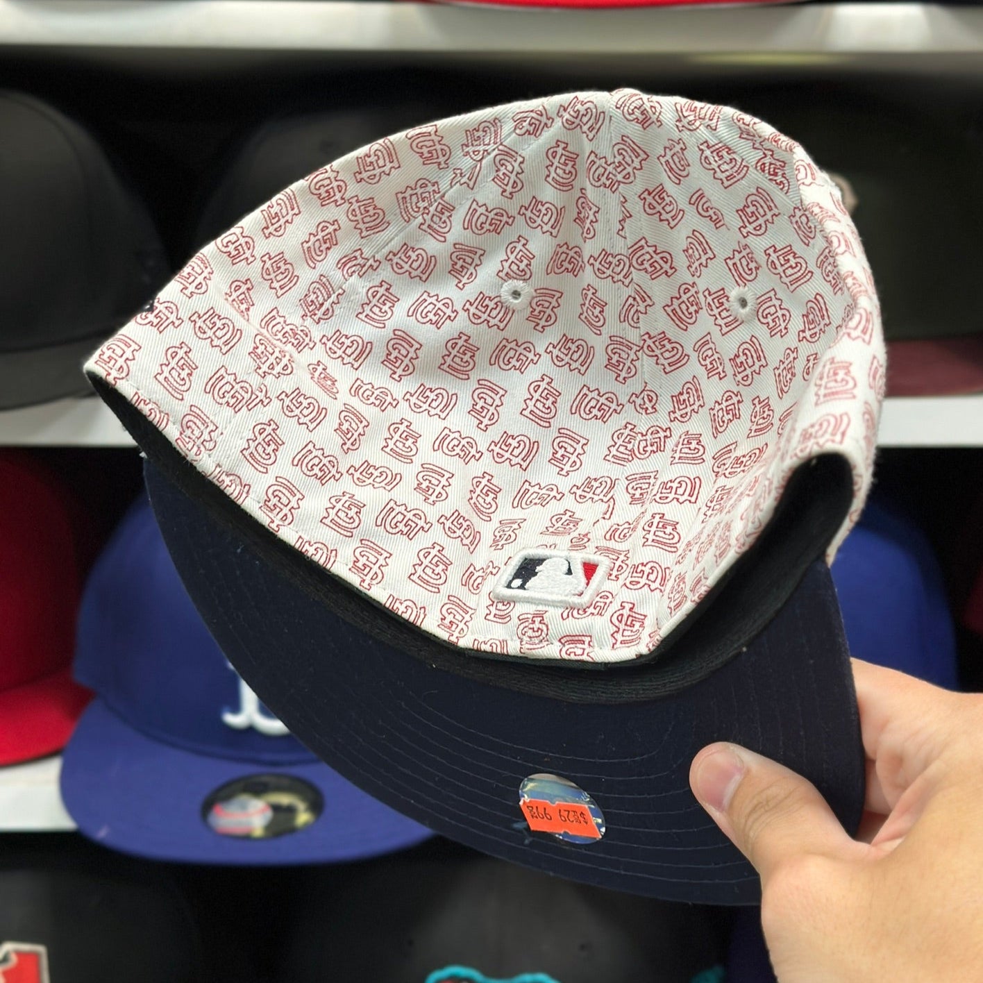 St. Louis Cardinals MLB Vintage Logo Burst | New Era 59FIFTY Fitted Cap | White