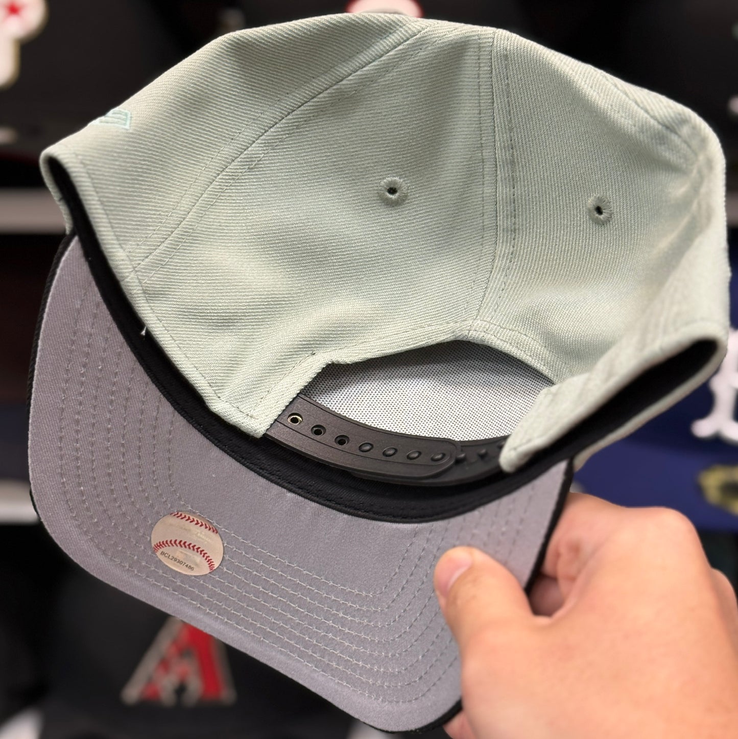 New Era Philadelphia Phillies 'All Star Game' A-Frame Mint/Black 9FIFTY Snapback | Glow in the Dark - Product Image