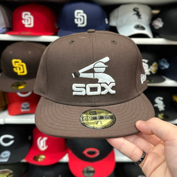Chicago White Sox MLB Vintage Cap | New Era 59FIFTY Fitted Cap | Brown