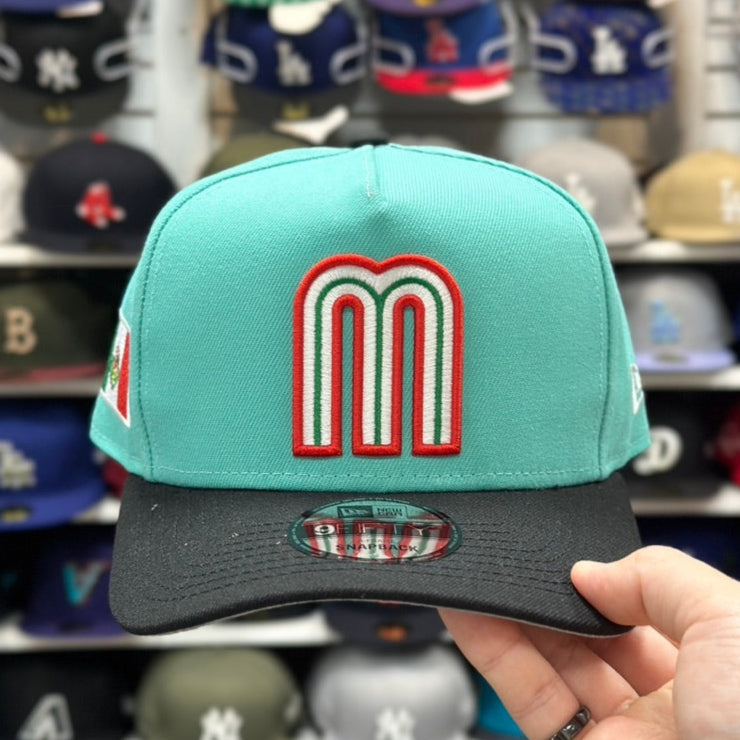 Mexico WBC World Baseball Classic | New Era 9FIFTY A-Frame Snapback | Teal/Black