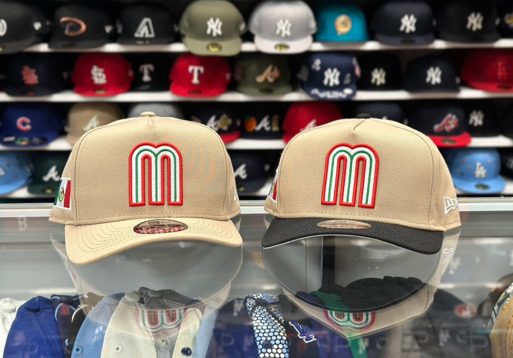 Mexico WBC World Baseball Classic | New Era 9FIFTY A-Frame Snapback | Tan/Black