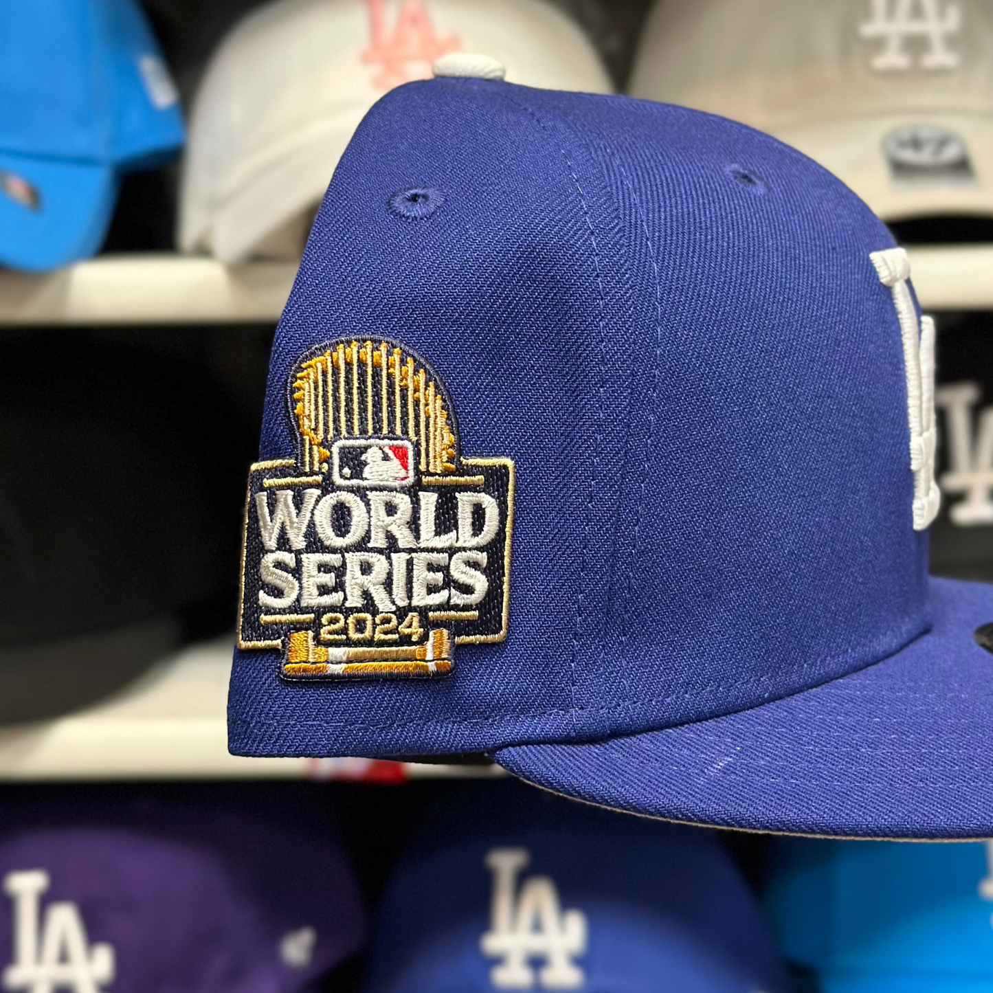 New Era Los Angeles Dodgers '2024 World Series' Blue/White 9FIFTY Snapback
