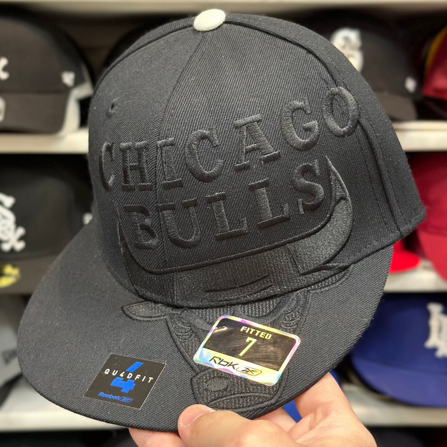 Chicago Bulls Reebok Snapback Hat | Black