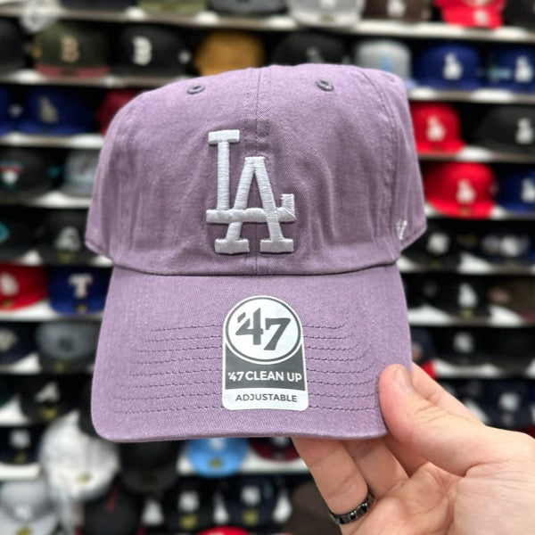 LA Dodgers MLB Dad Cap '47 Brand Clean Up Adjustable Curve Hat Color Options