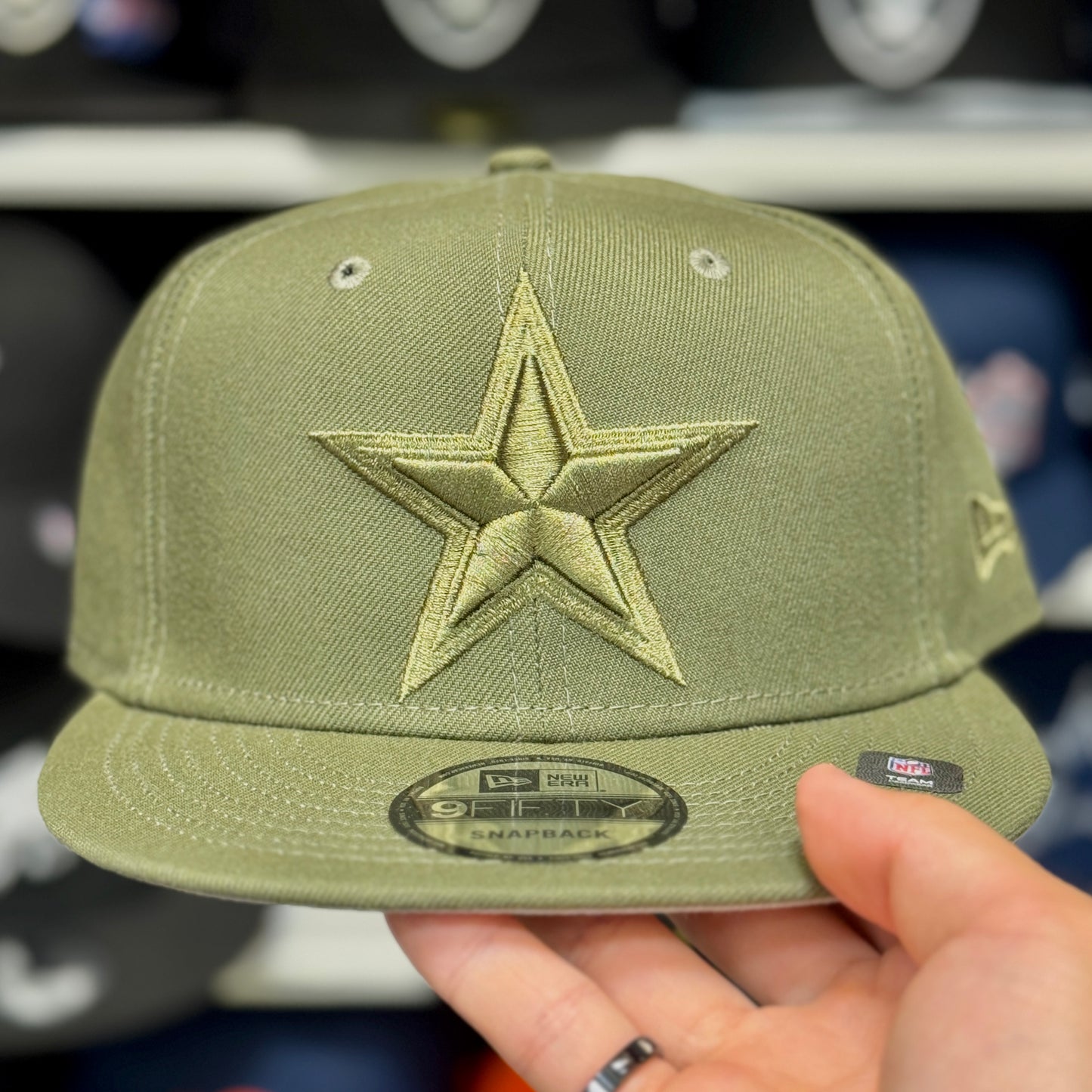 New Era Dallas Cowboy 9FIFTY Snapback Hat | Olive