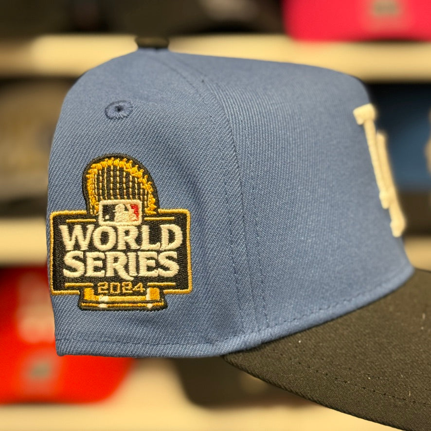 New Era Los Angeles Dodgers '2024 World Series' A-Frame 9FORTY Snapback Blue/Black