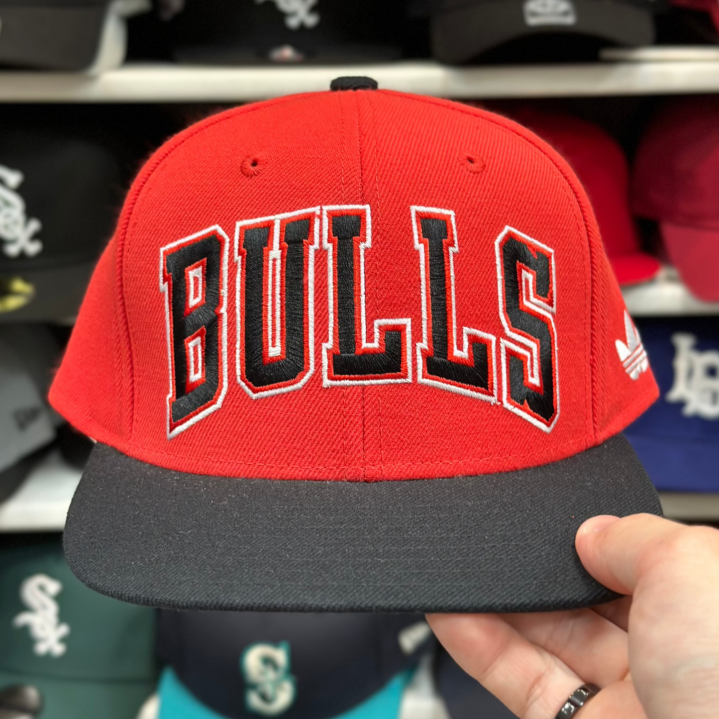 Chicago Bulls '1966' Vintage Adidas Snapback | Red/Black