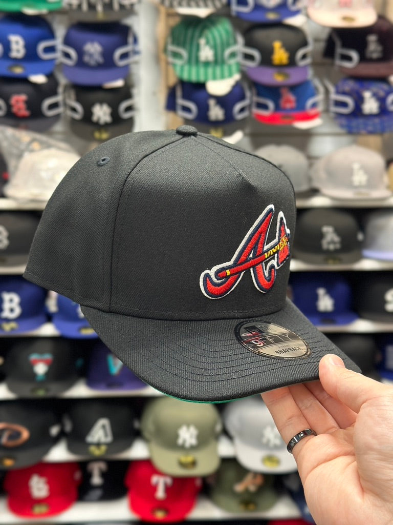 Atlanta Braves MLB A Frame Cap New Era 9FIFTY Adjustable Snapback B Cap World Embroidery