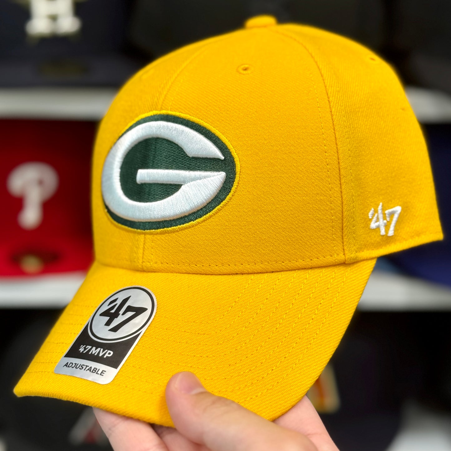 Green Bay Packers Ball Cap '47 Brand Yellow