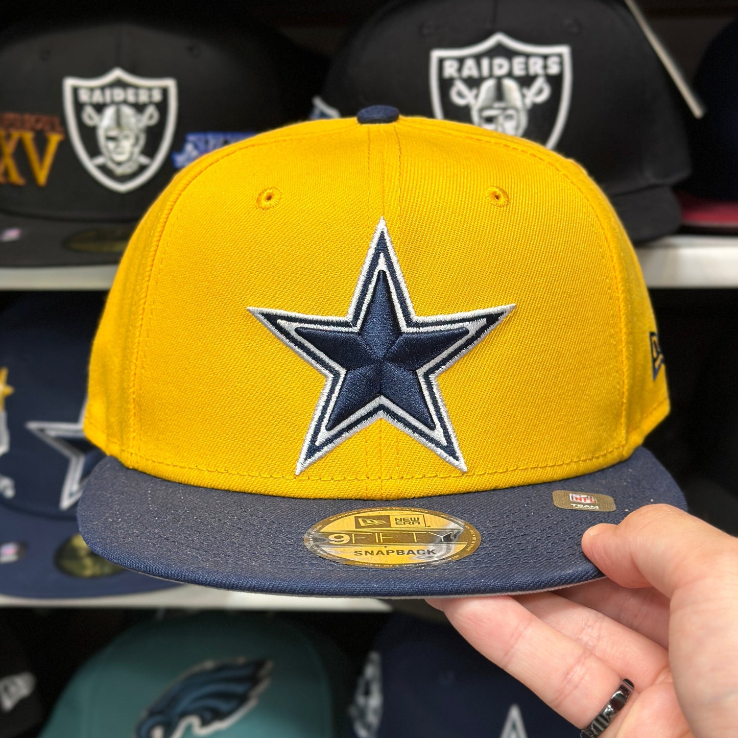 New Era Dallas Cowboys Yellow/Navy 9FIFTY Snapback