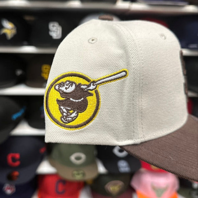 San Diego Padres Tan/Brown Mitchell & Ness Snapback