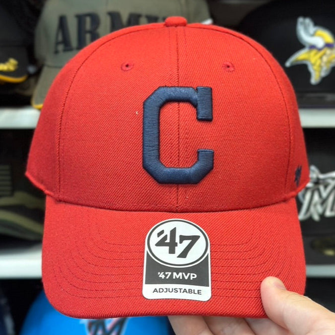 Cleveland Indians Ball Cap '47 Brand Red