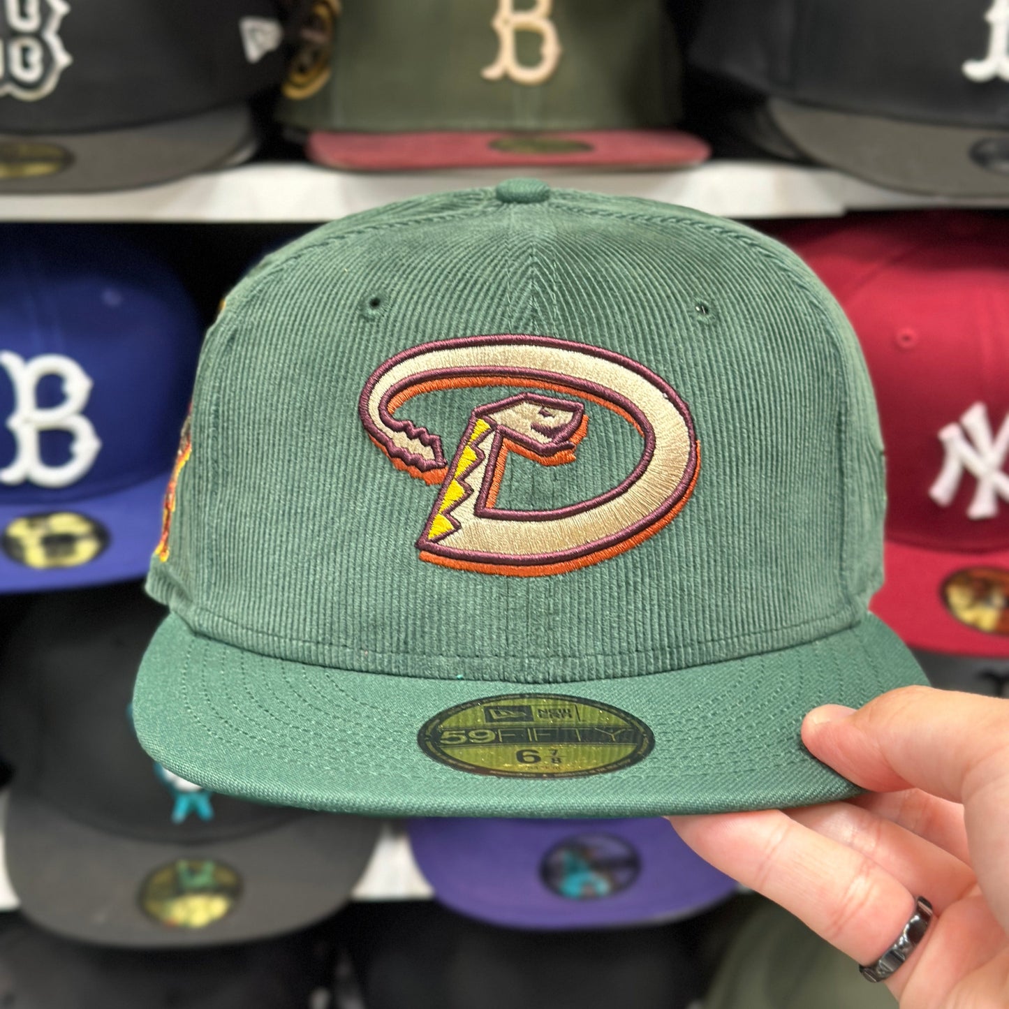 New Era 59FIFTY Arizona Diamondbacks MLB Corduroy Sized Cap Green