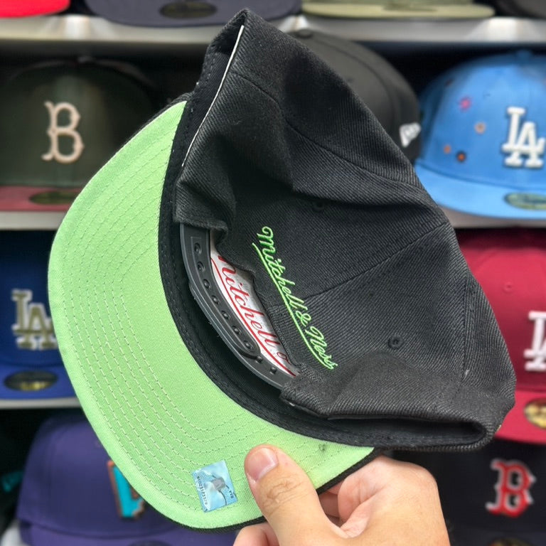 Boston Celtics NBA Snapback | Vintage Mitchell & Ness Original Fit Adjustable Hat | Black