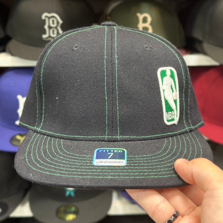 Boston Celtics NBA Fitted Hat | Vintage Reebok | Black | Size 7