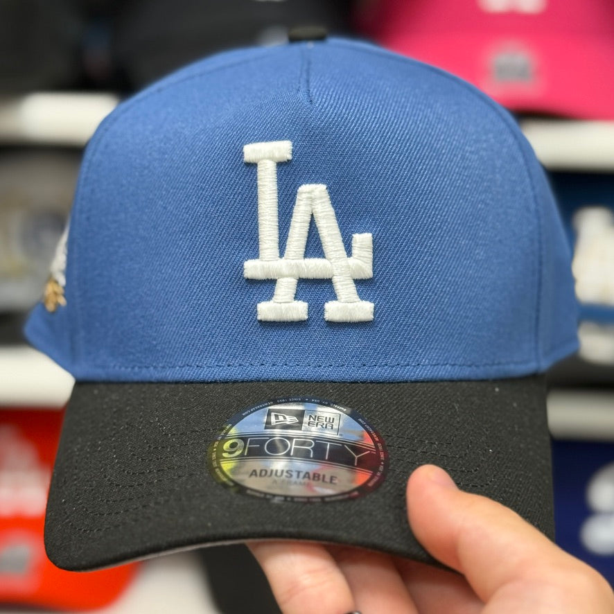 New Era Los Angeles Dodgers '2024 World Series' A-Frame 9FORTY Snapback Blue/Black