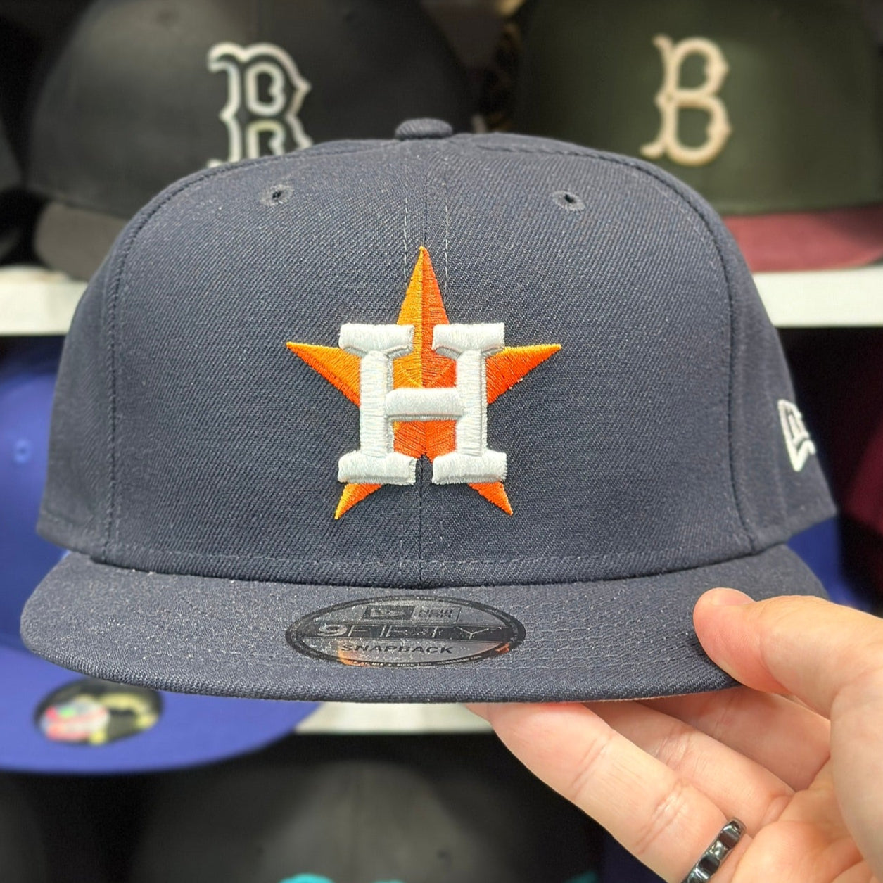 New Era Houston Astros Navy 9FIFTY Snapback