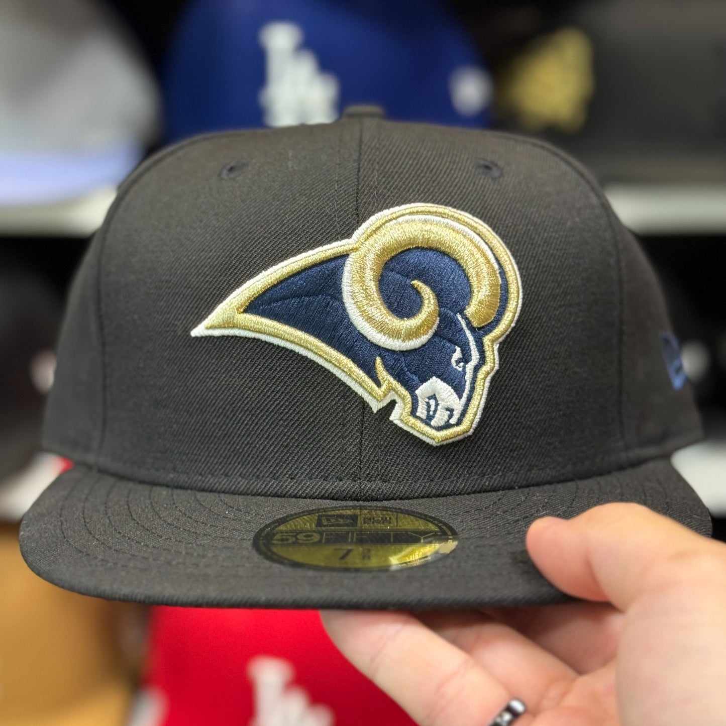 New Era Los Angeles Rams 59FIFTY Fitted Hat | Black