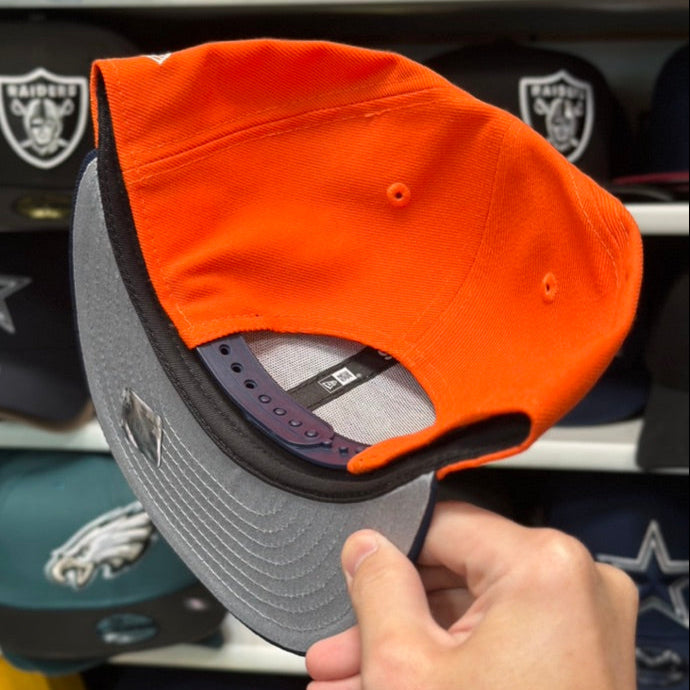 Denver Broncos NFL Snapback | New Era 9FIFTY Adjustable Snap | Orange/Navy