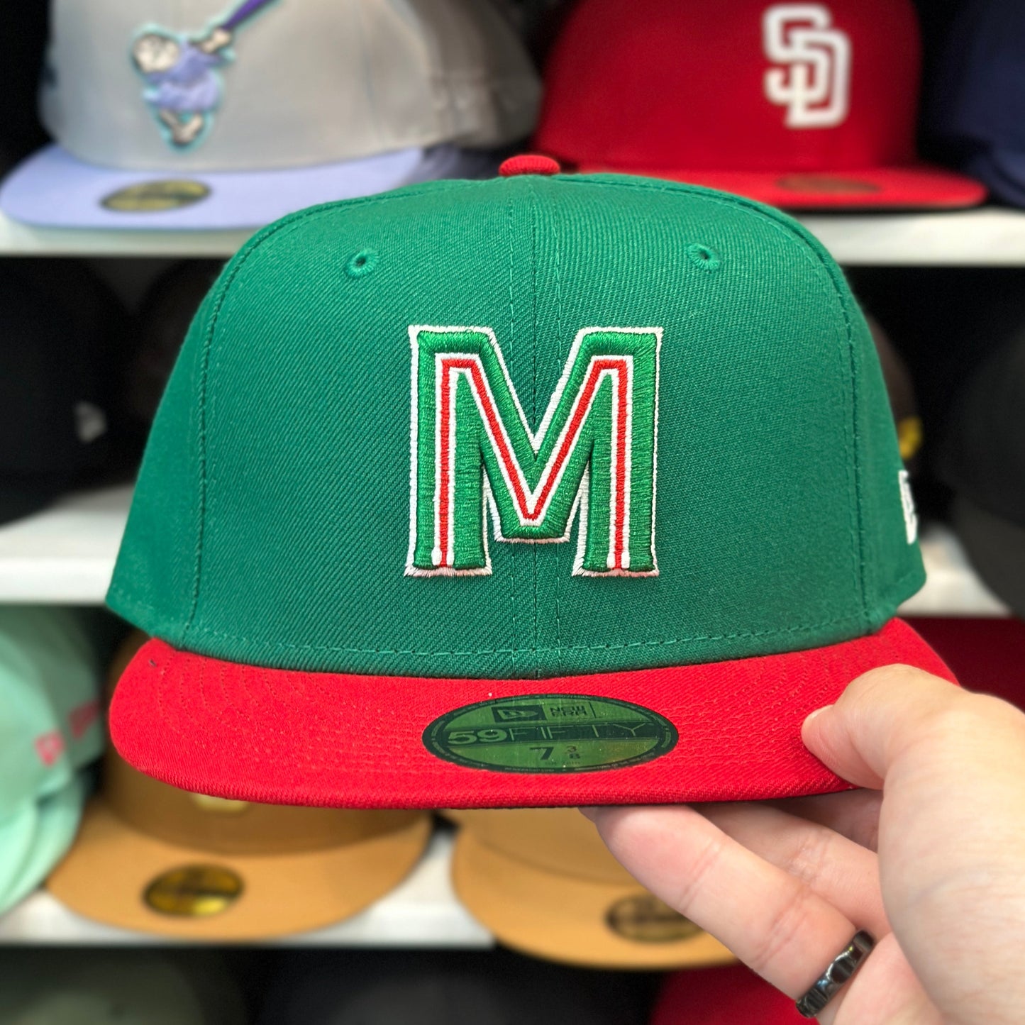 Mexico WBC World Baseball Classic | Classic New Era 59FIFTY Fitted | Green/Red